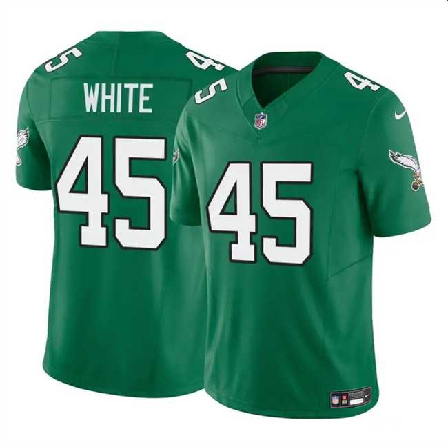 Men & Women & Youth Philadelphia Eagles #45 Devin White Green 2023 F.U.S.E Throwback Vapor Untouchable Limited Stitched Jersey,We sell and wholesale Men & Women & Youth Philadelphia Eagles #45 Devin White Green 2023 F.U.S.E Throwback Vapor Untouchable Limited Stitched Jersey on line form chian!